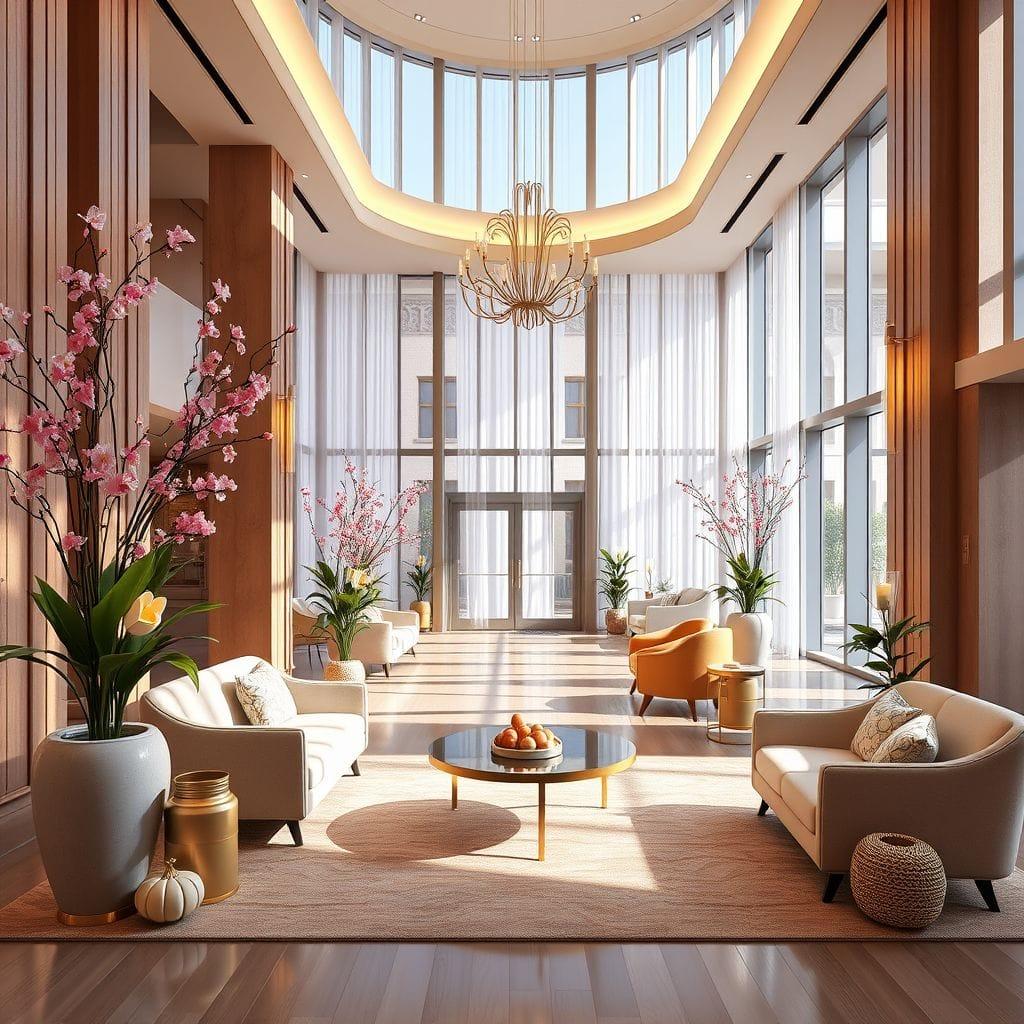 Easter Hotel Lobby design example 2