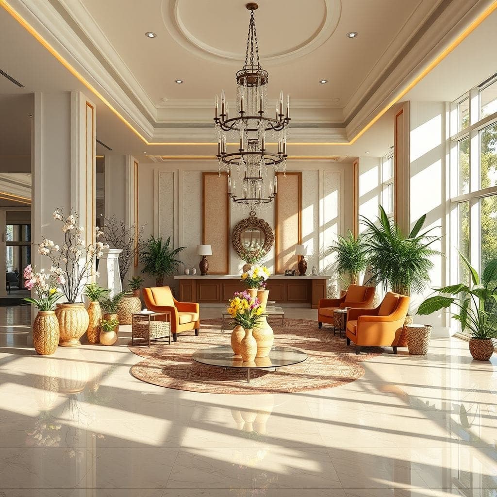 Easter Hotel Lobby design example 3