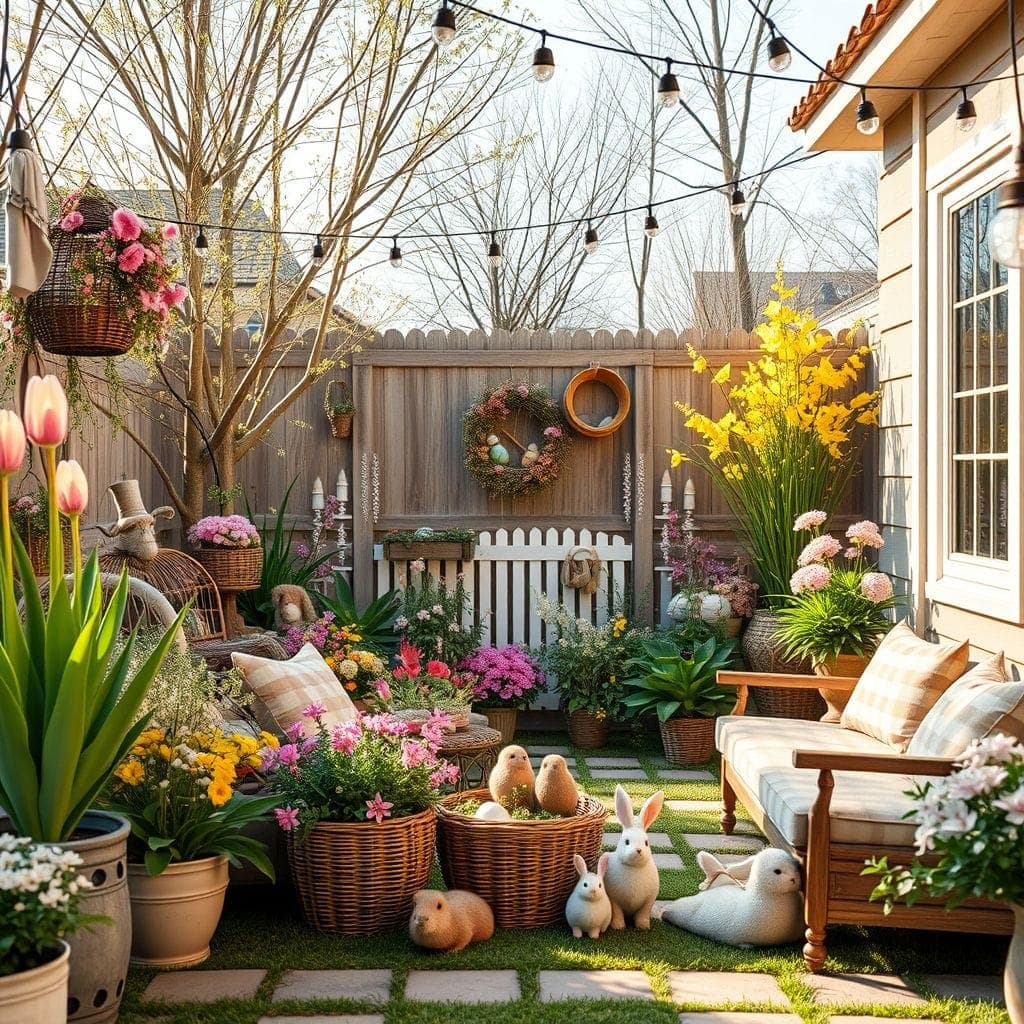 Easter Outdoor Garden design example 2