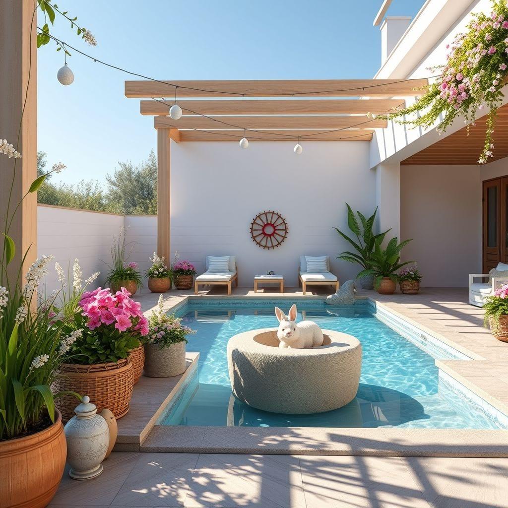 Easter Outdoor Pool Area design example 4