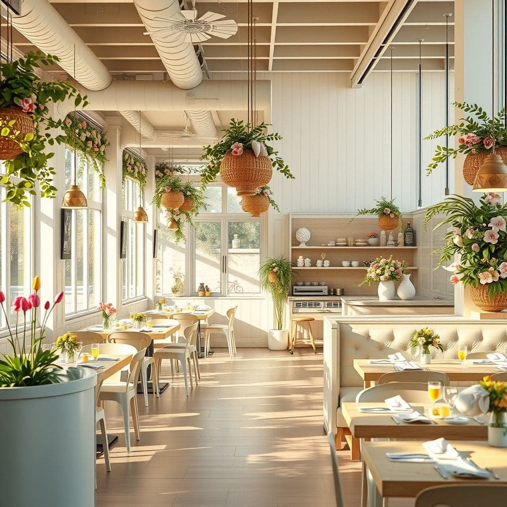 Easter Restaurant design example 2