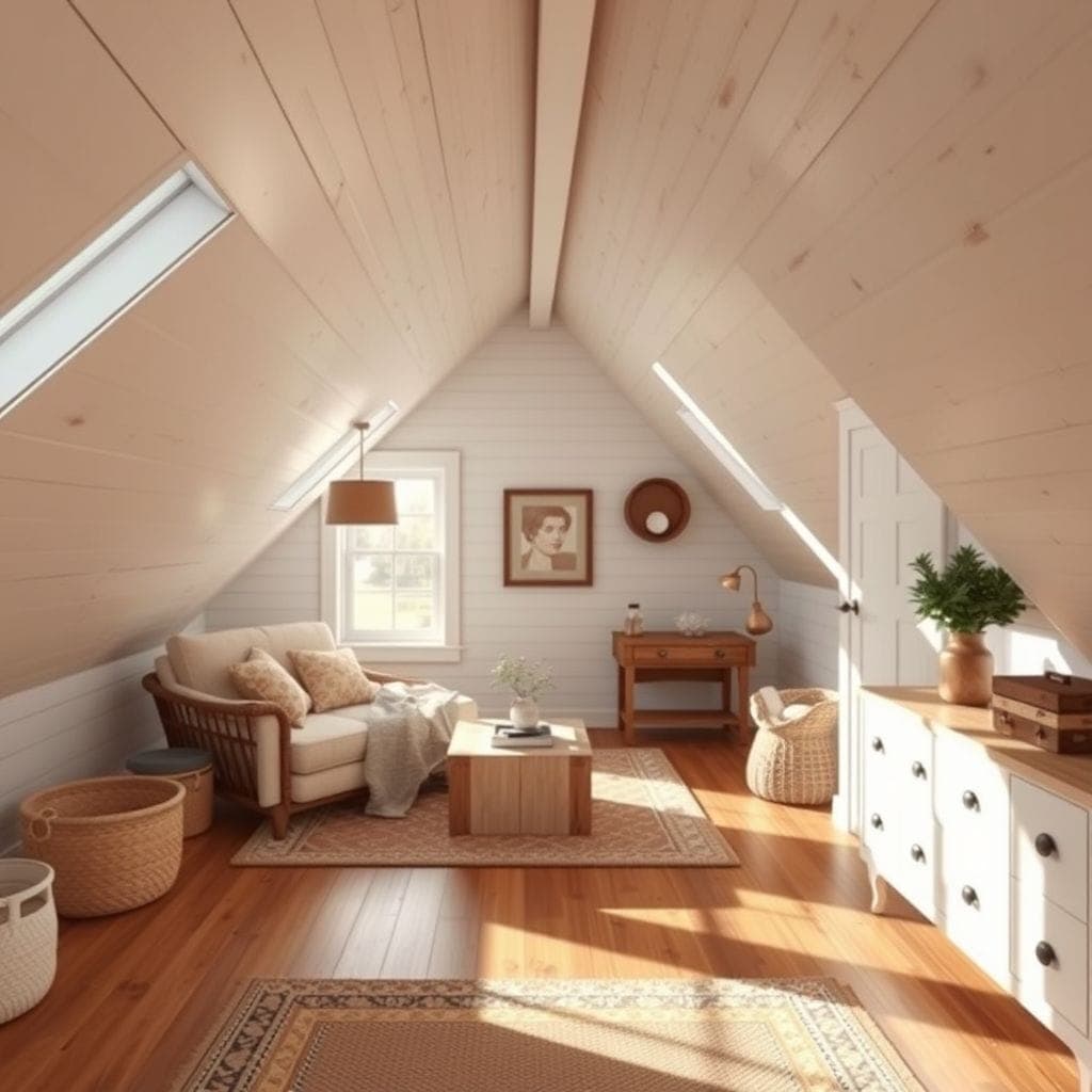 Farmhouse Attic design example 1