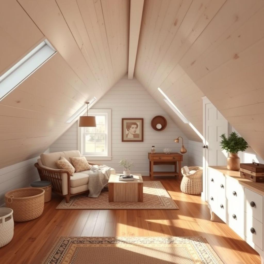 Farmhouse Attic design example 1