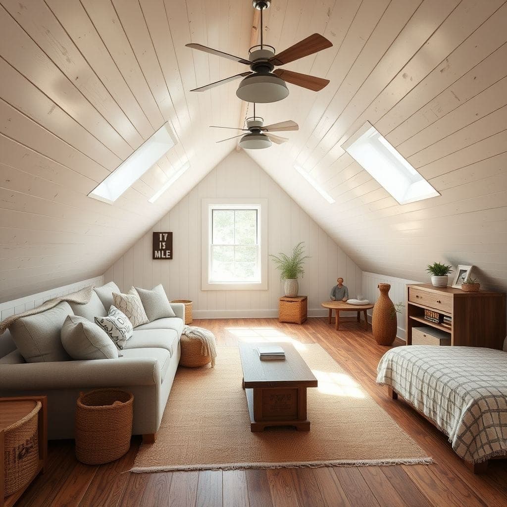 Farmhouse Attic design example 2
