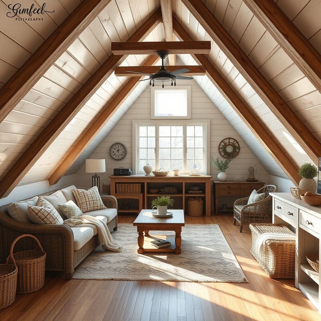 Farmhouse Attic design example 3