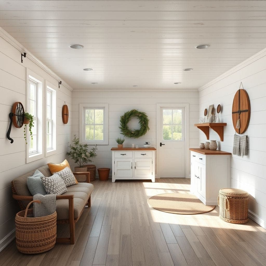 Farmhouse Basement design example 1