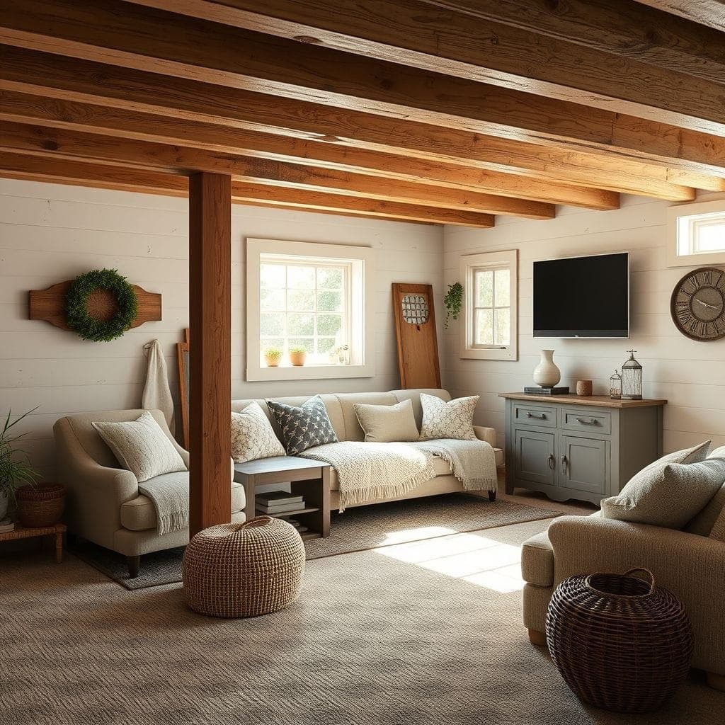 Farmhouse Basement design example 2