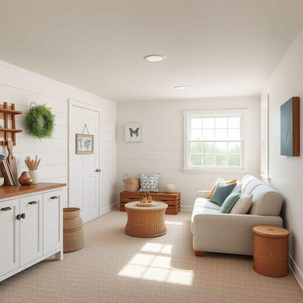 Farmhouse Basement design example 3