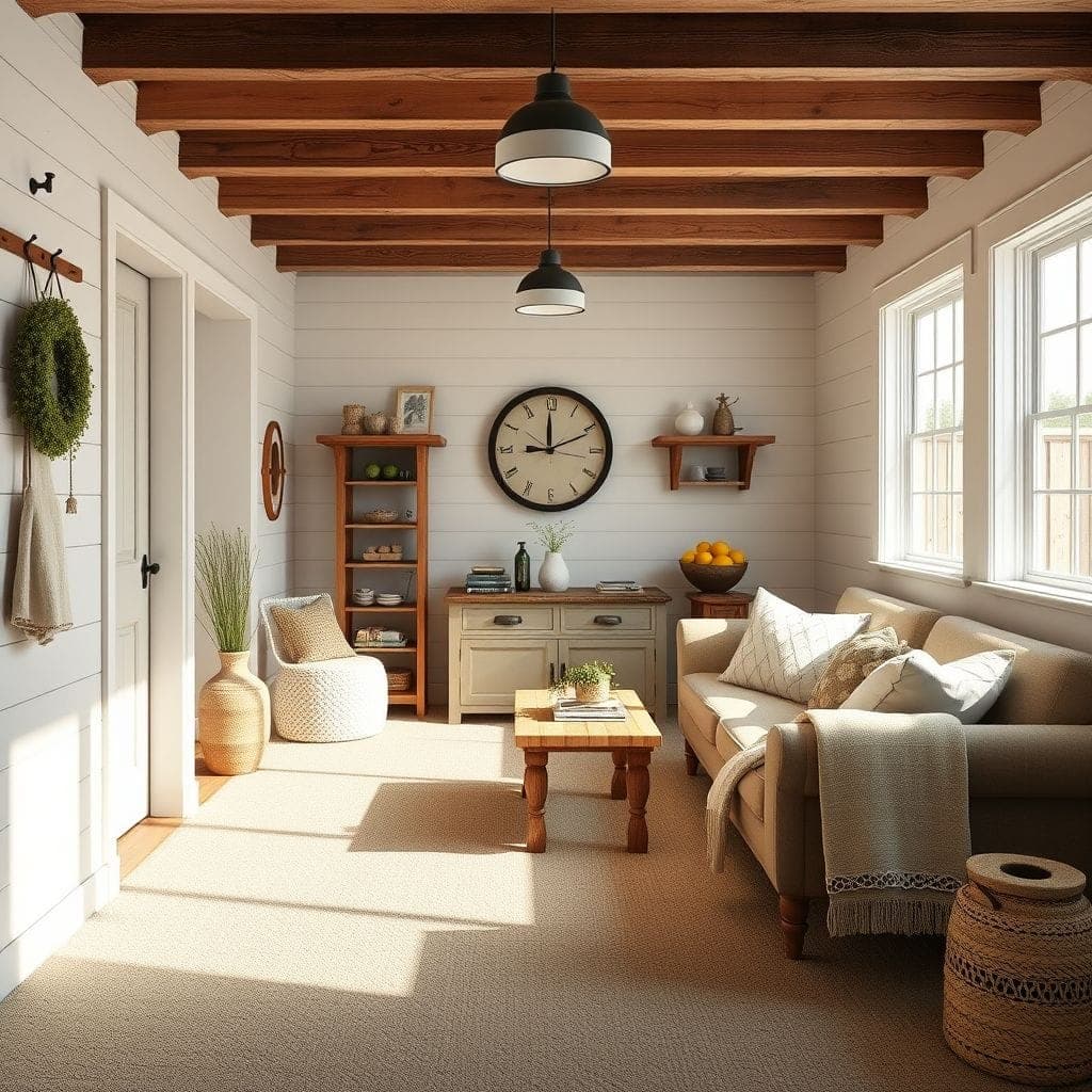 Farmhouse Basement design example 4