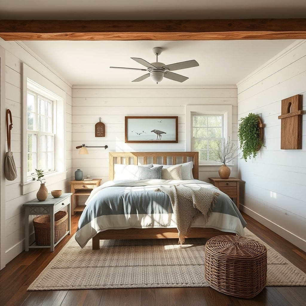 Farmhouse Bedroom design example 2