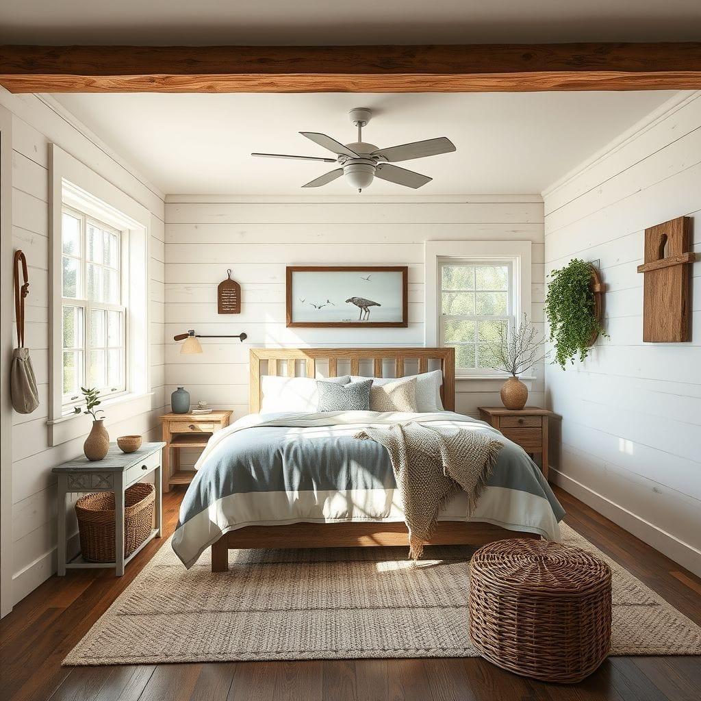 Farmhouse Bedroom design example 2