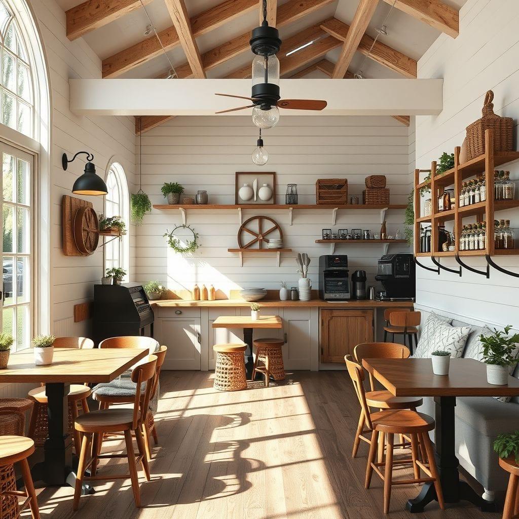 Farmhouse Coffee Shop design example 2