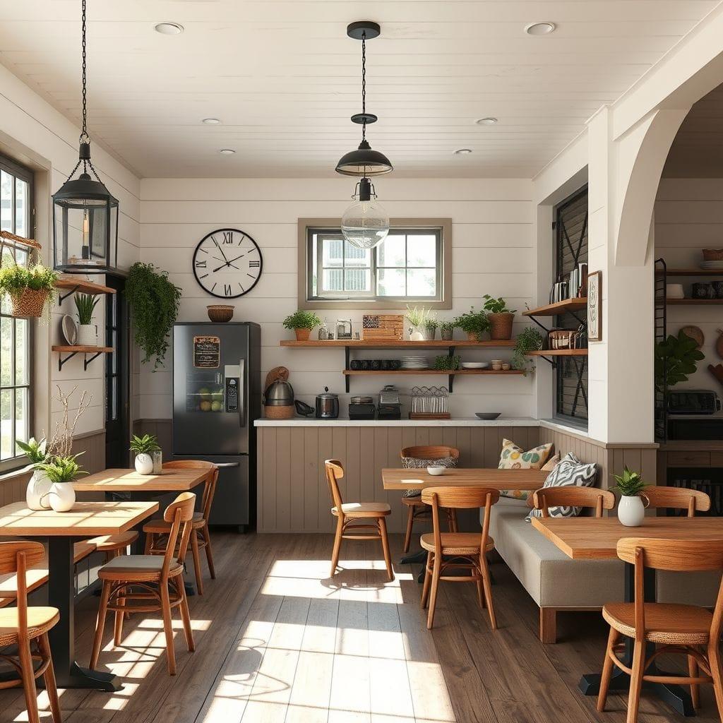 Farmhouse Coffee Shop design example 3