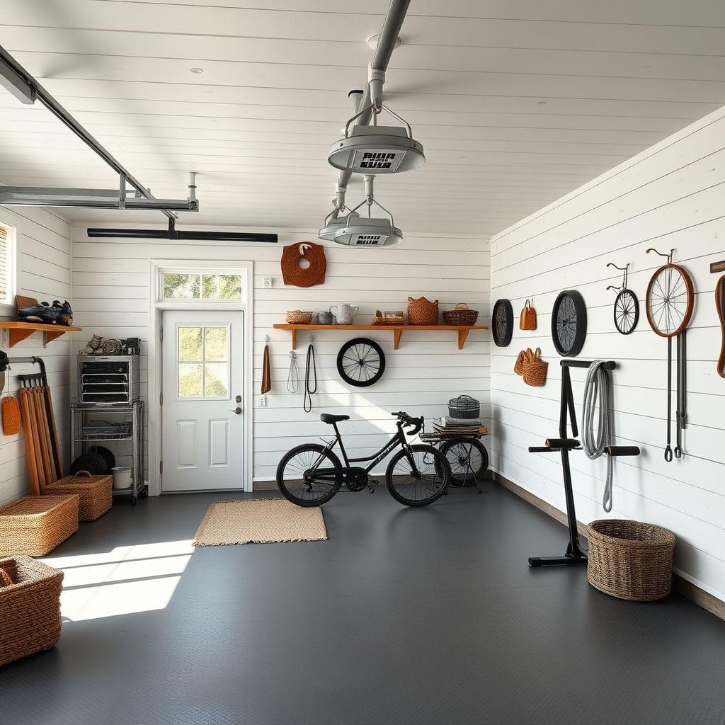 Farmhouse Garage Gym design example 3