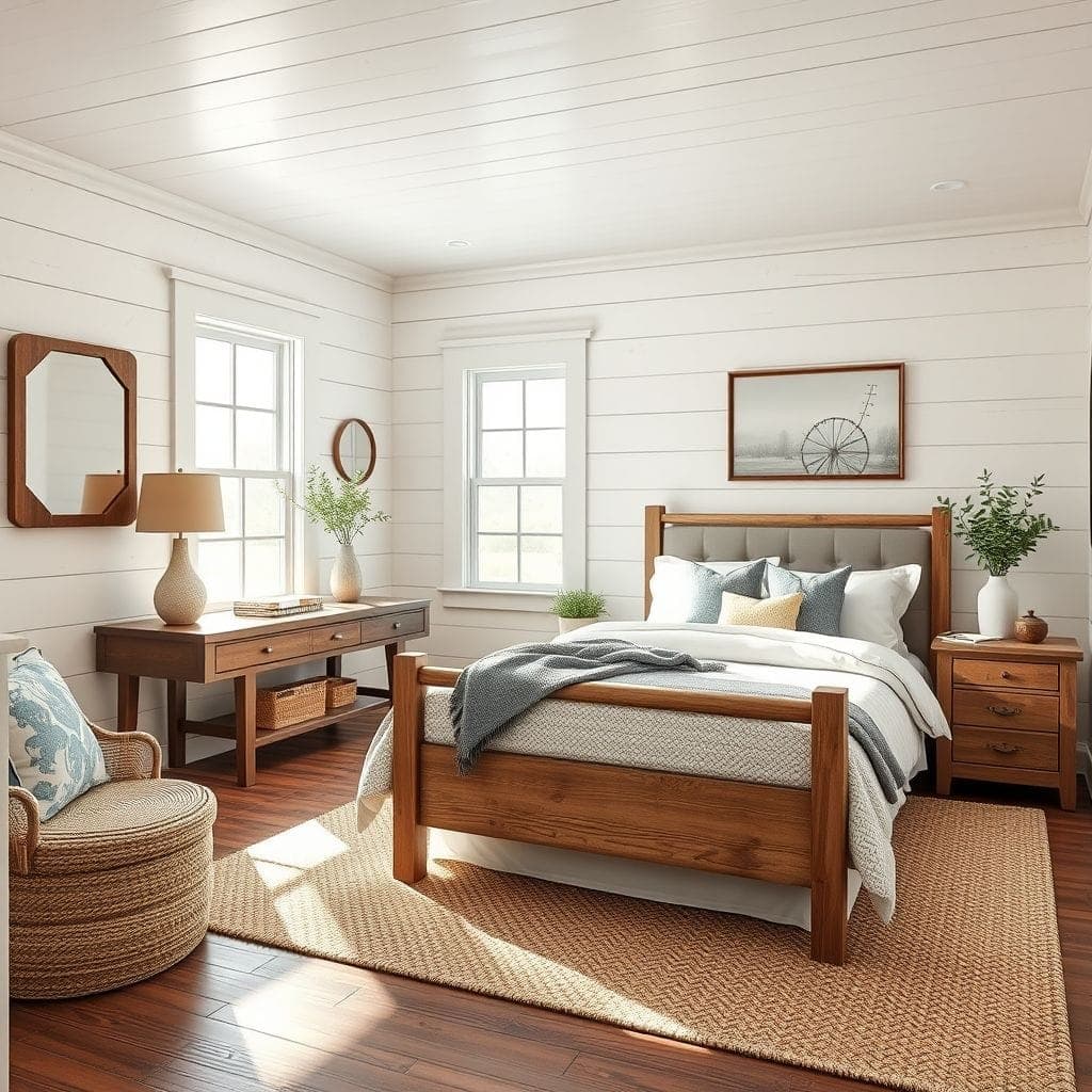 Farmhouse Guest Room design example 1