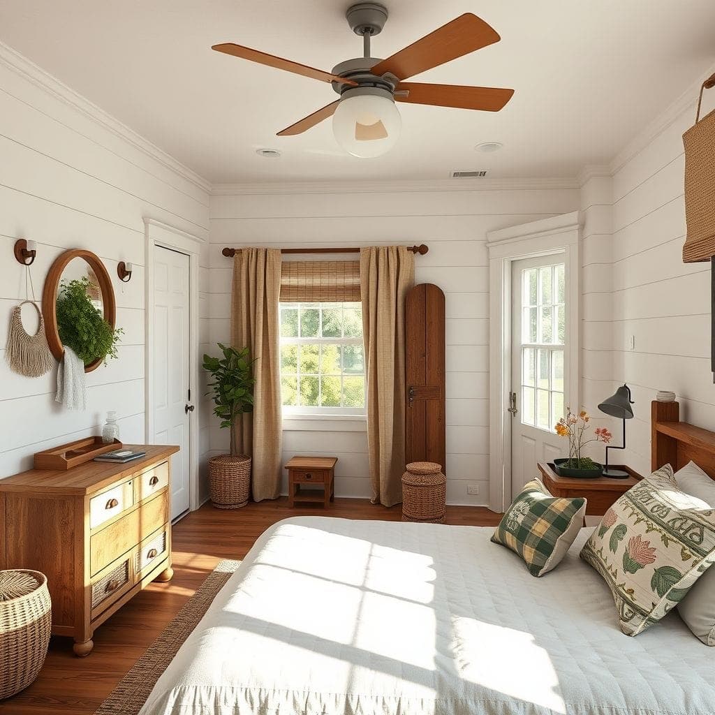 Farmhouse Guest Room design example 3