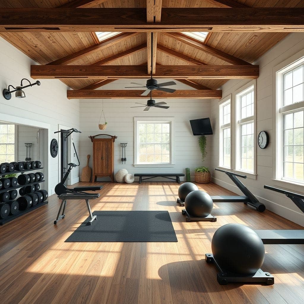 Farmhouse Gym design example 1
