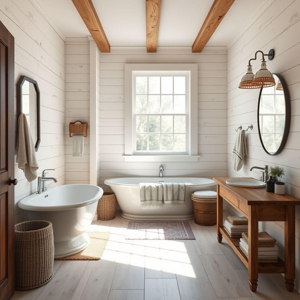 Farmhouse Hotel Bathroom design example 2