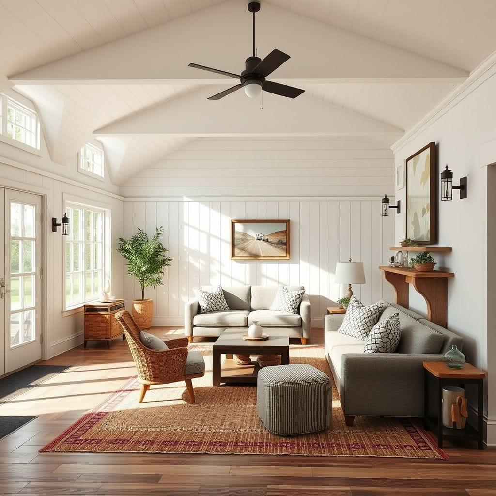 Farmhouse Hotel Lobby design example 1