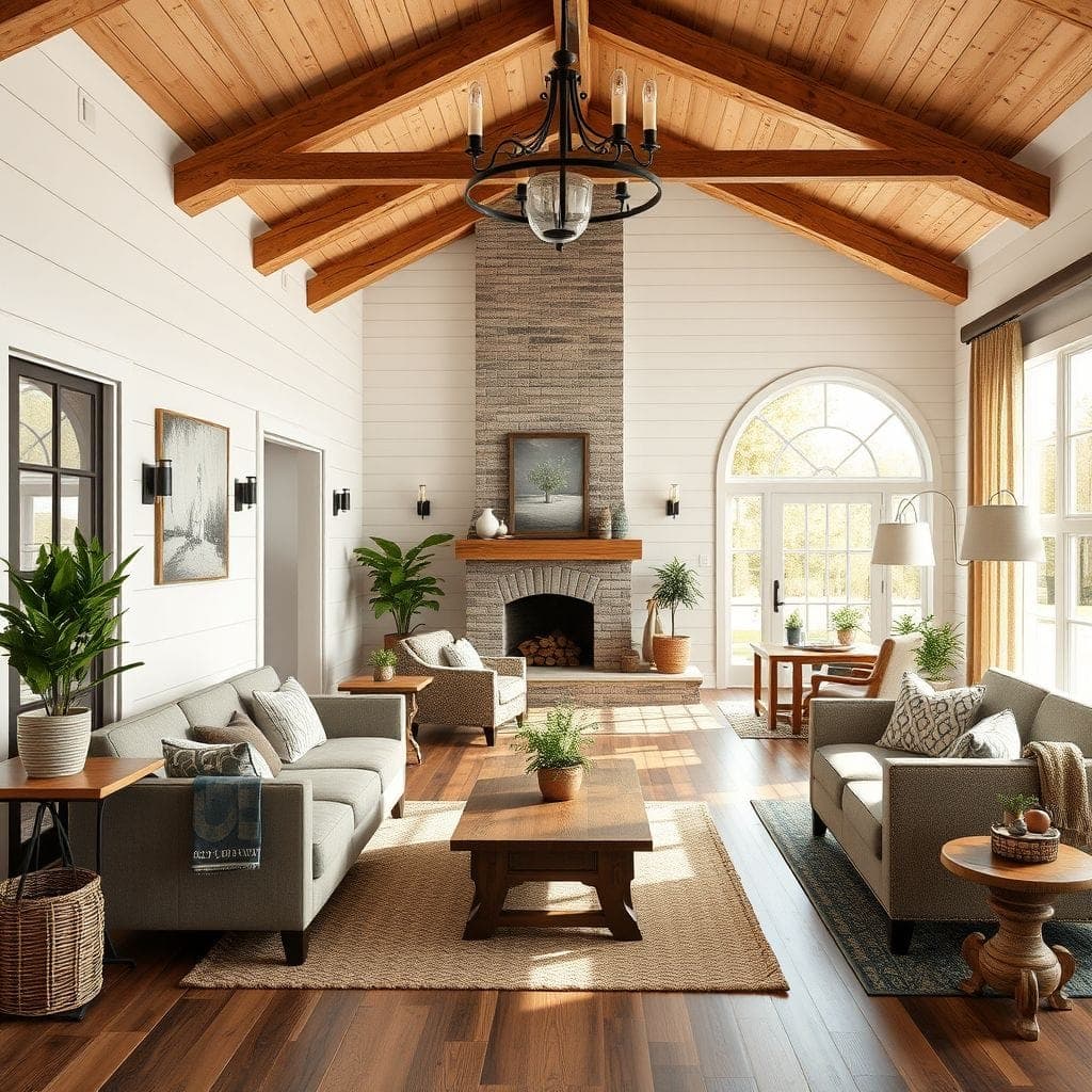 Farmhouse Hotel Lobby design example 3