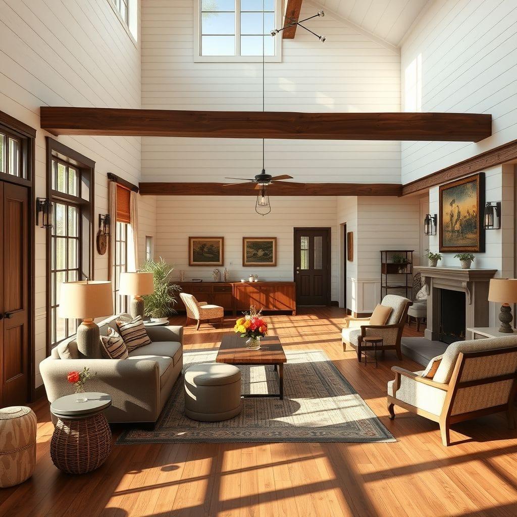Farmhouse Hotel Lobby design example 4