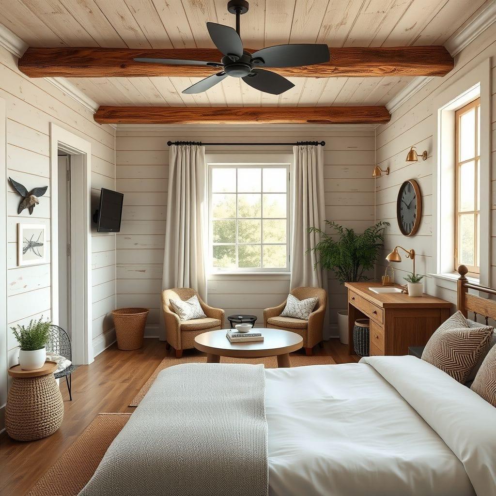 Farmhouse Hotel Room design example 1