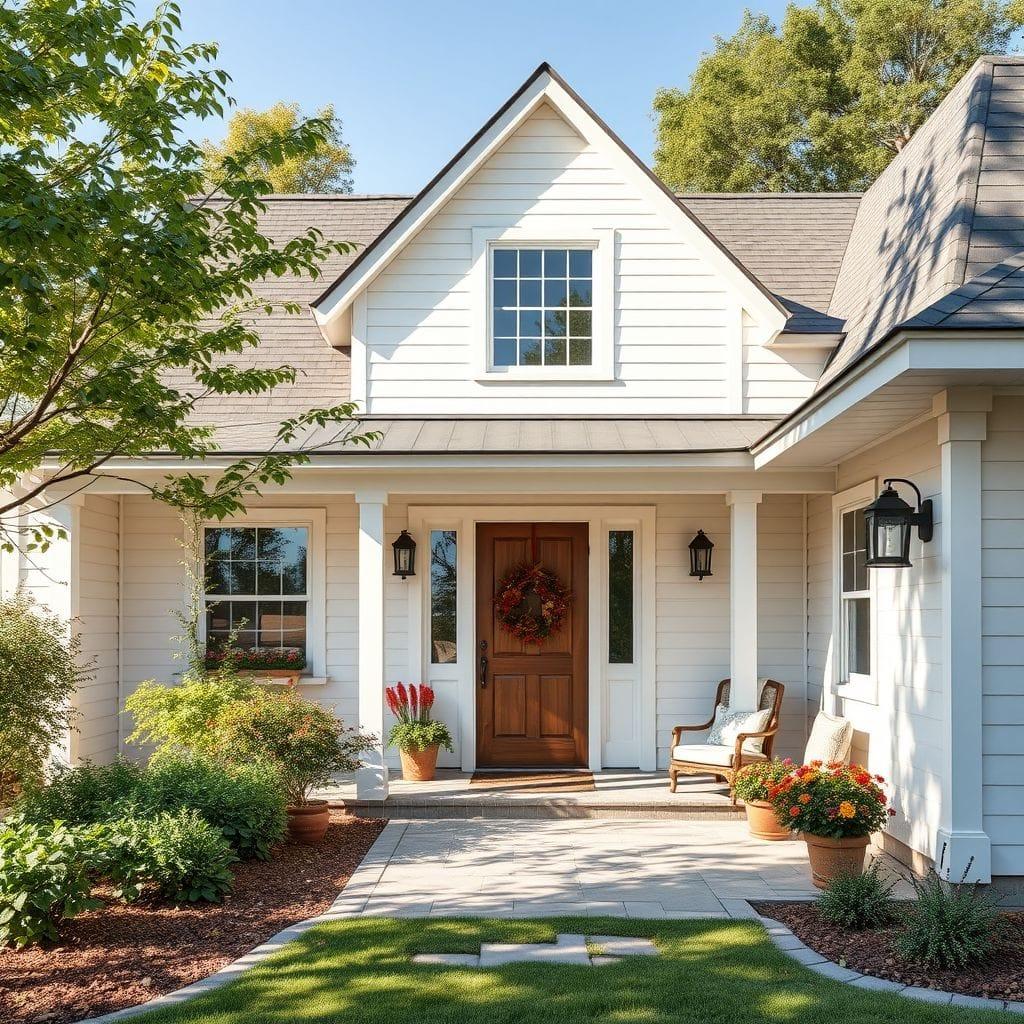 Farmhouse House Exterior design example 1