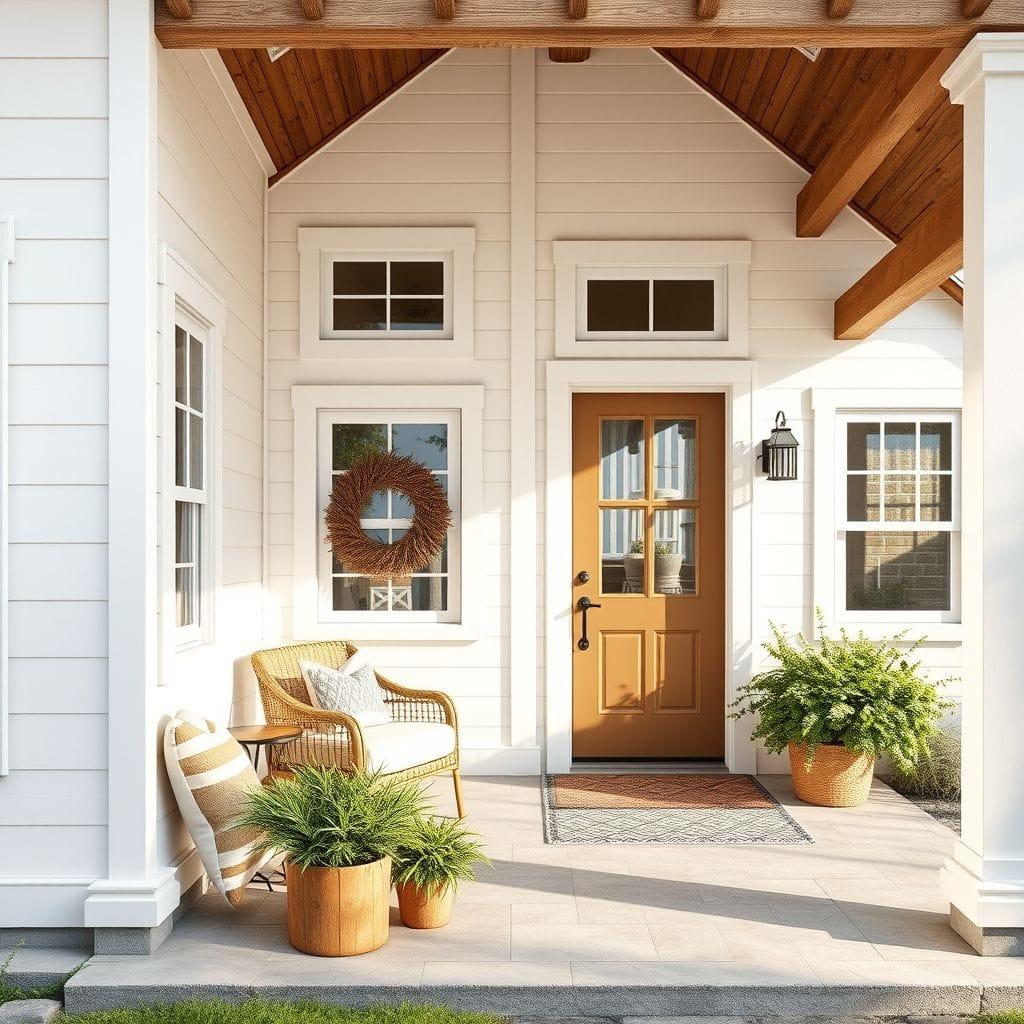 Farmhouse House Exterior design example 2