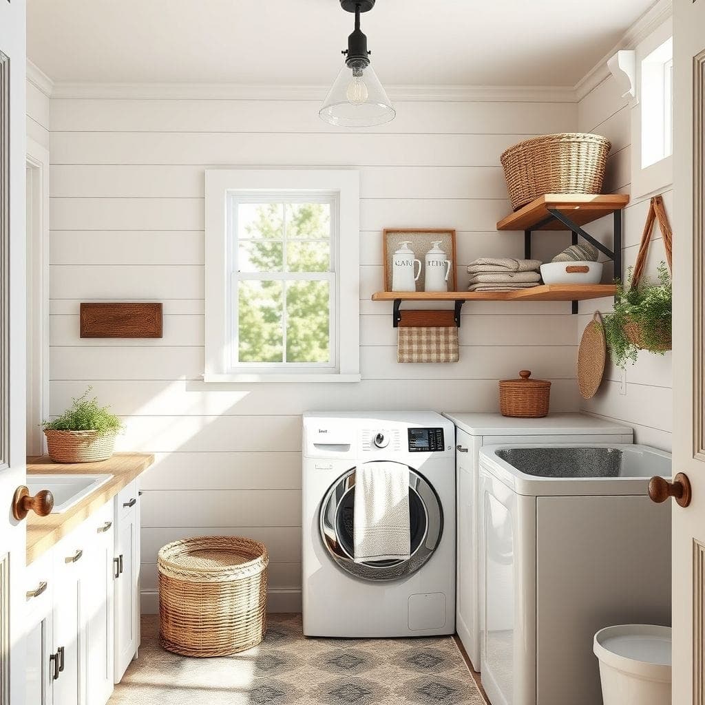 Farmhouse Laundry Room design example 2