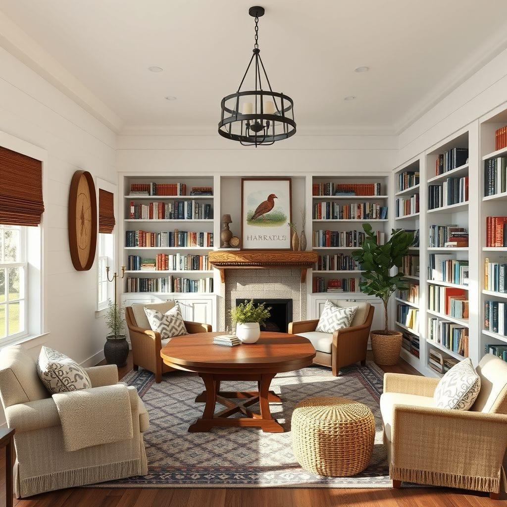 Farmhouse Library design example 2