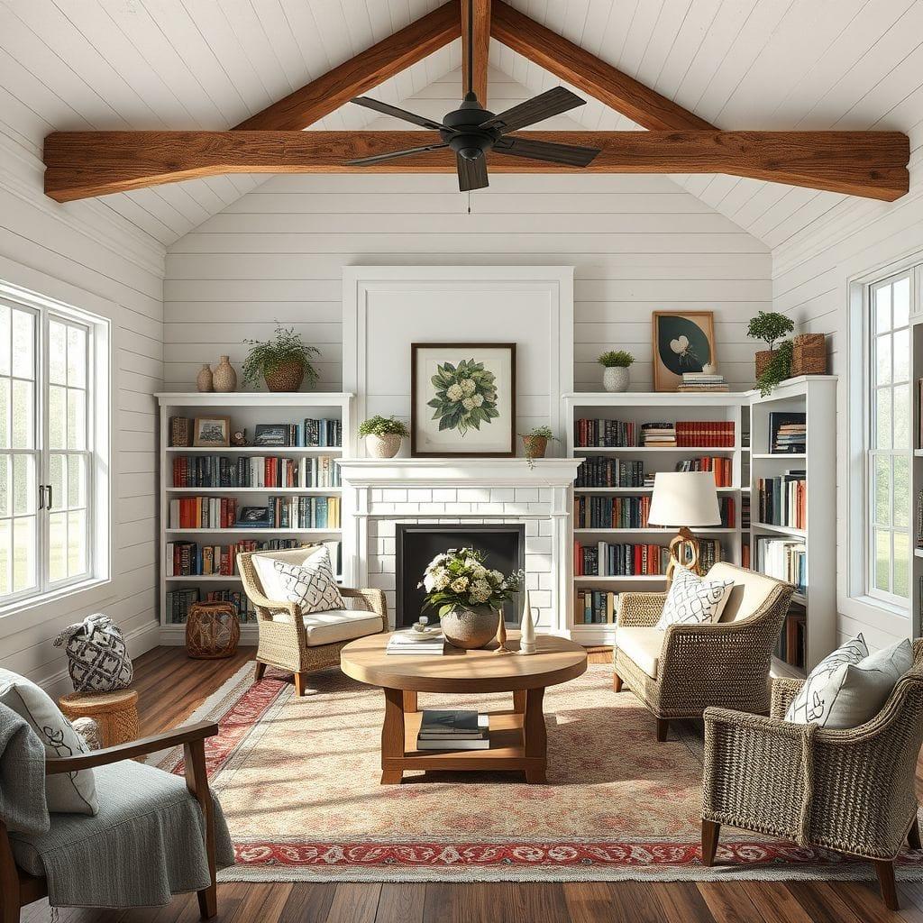 Farmhouse Library design example 4