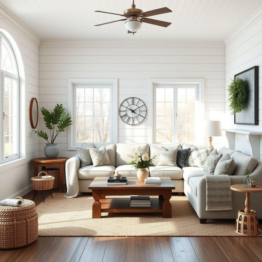 Farmhouse Living Room design example 2