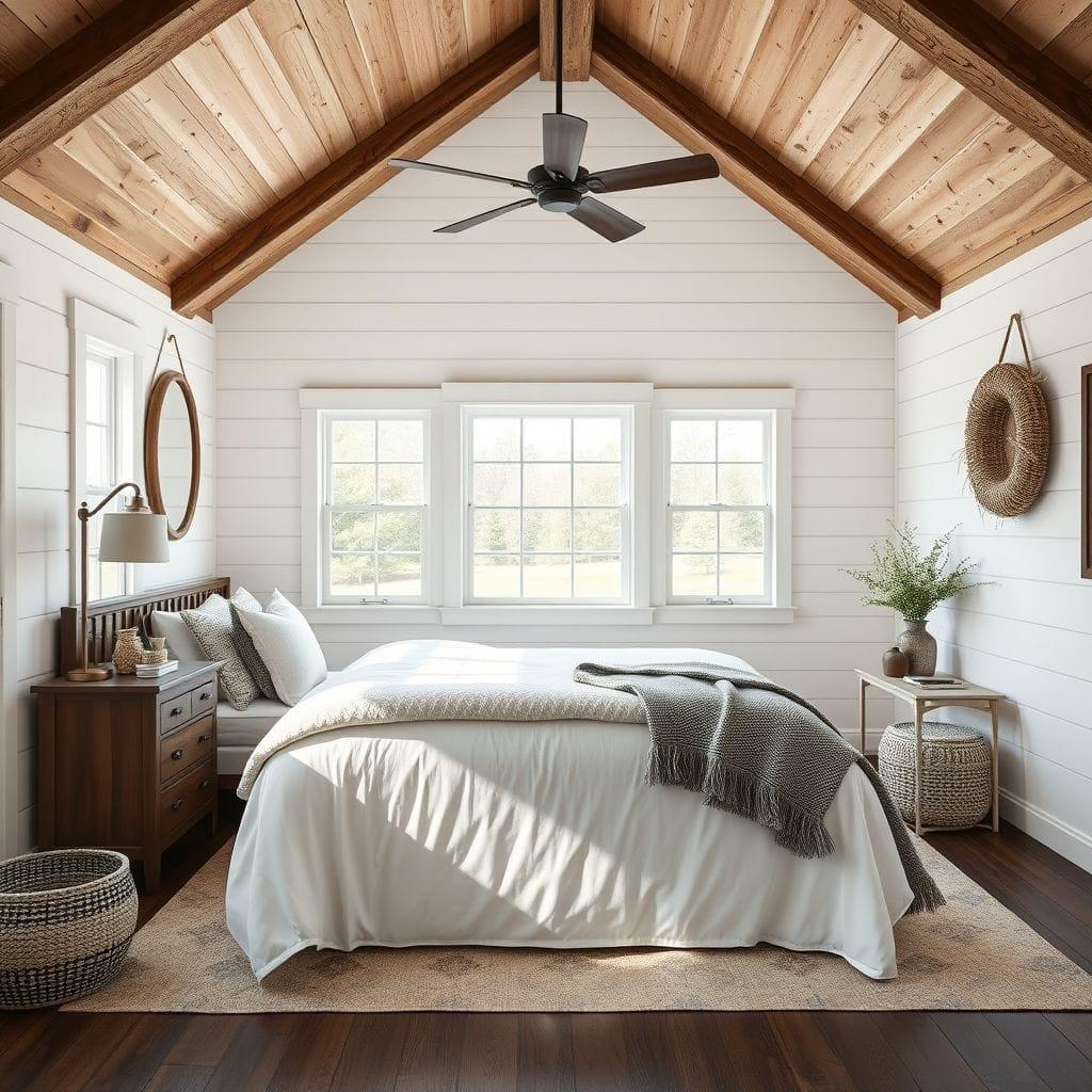 Farmhouse Master Bedroom design example 2