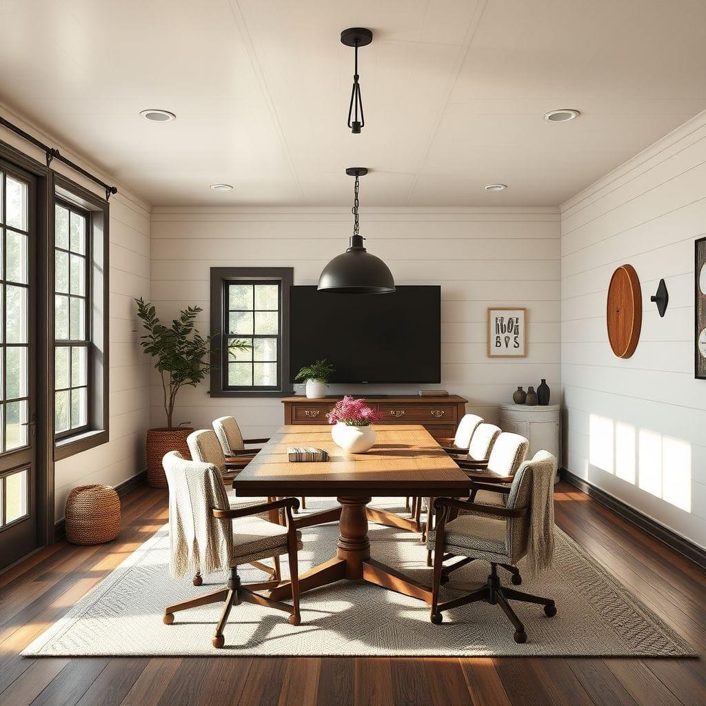 Farmhouse Meeting Room design example 3