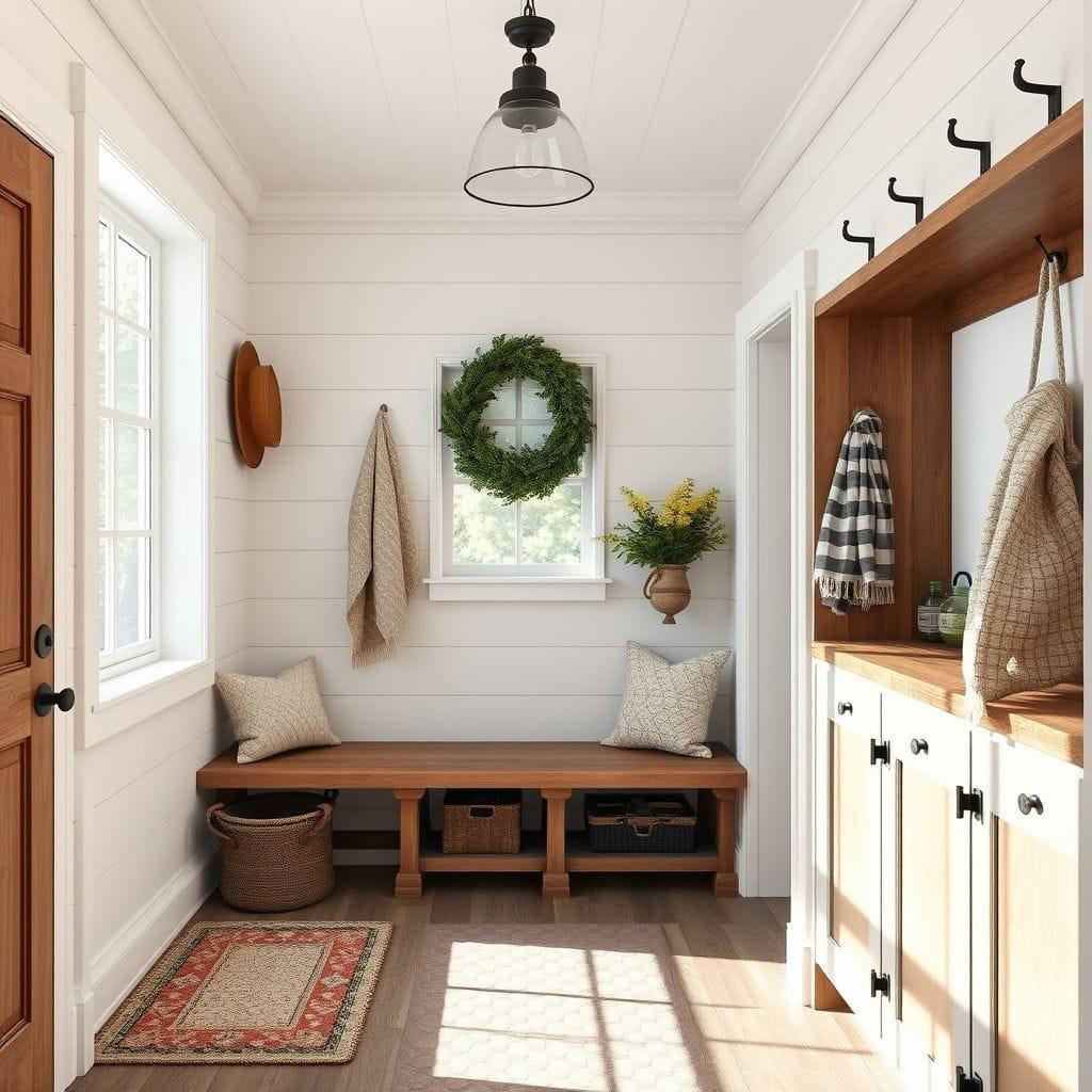 Farmhouse Mudroom design example 1