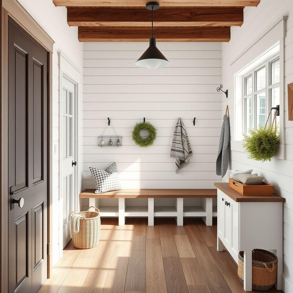 Farmhouse Mudroom design example 4