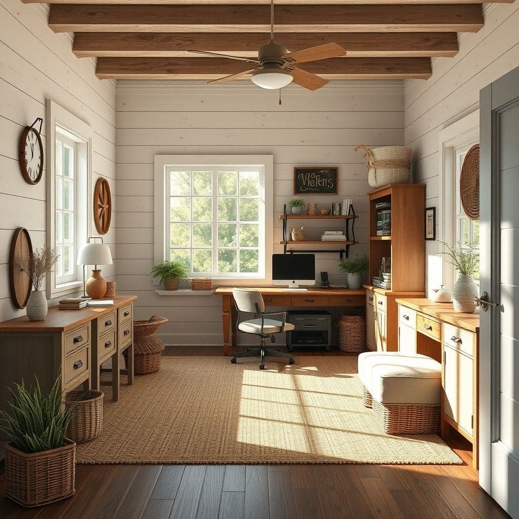 Farmhouse Office design example 3