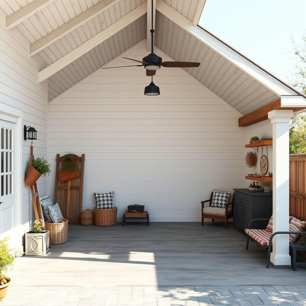 Farmhouse Outdoor Garage design example 2