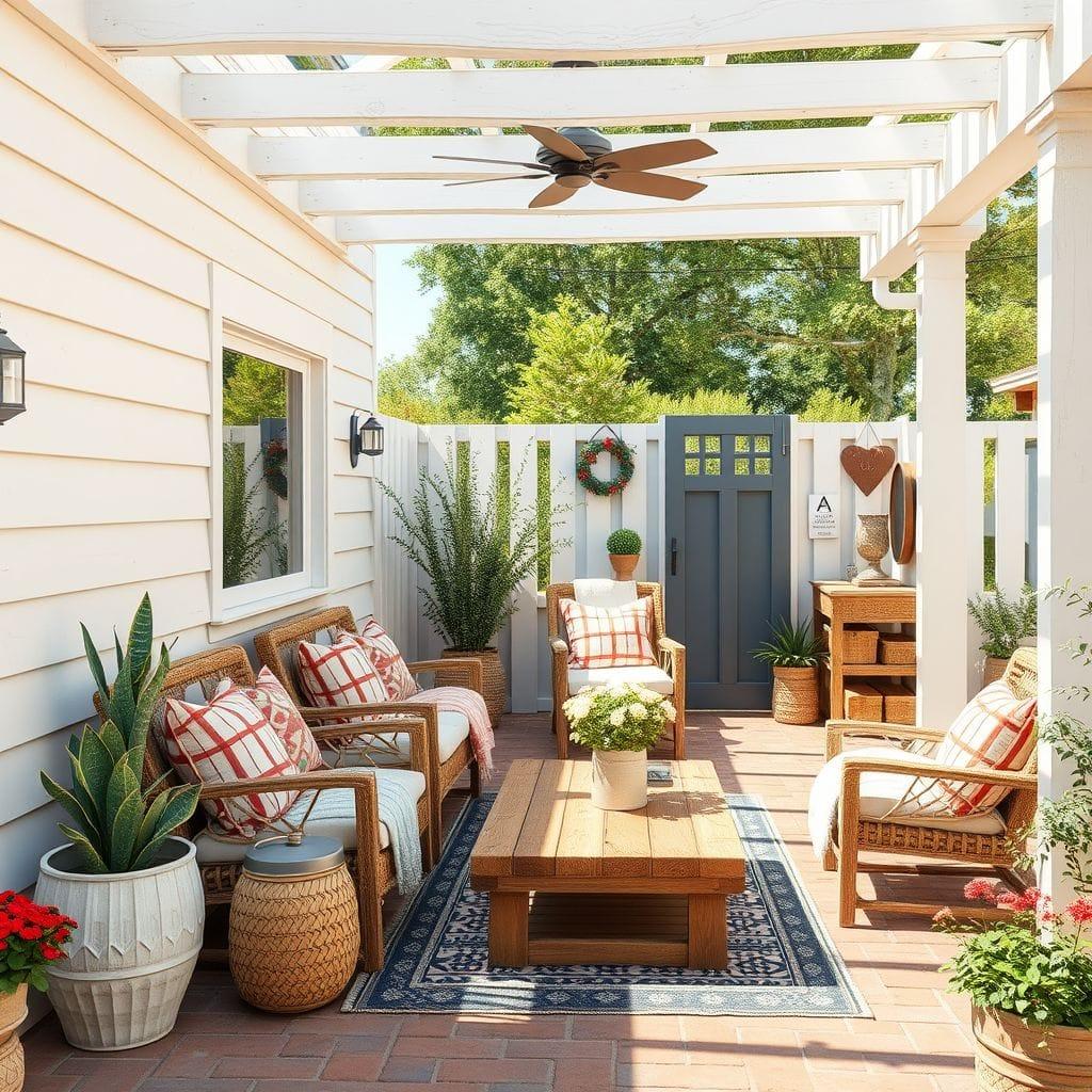 Farmhouse Outdoor Garden design example 1