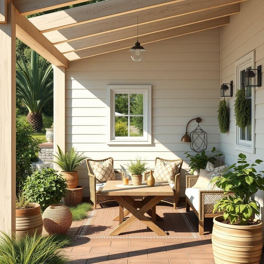 Farmhouse Outdoor Garden design example 3