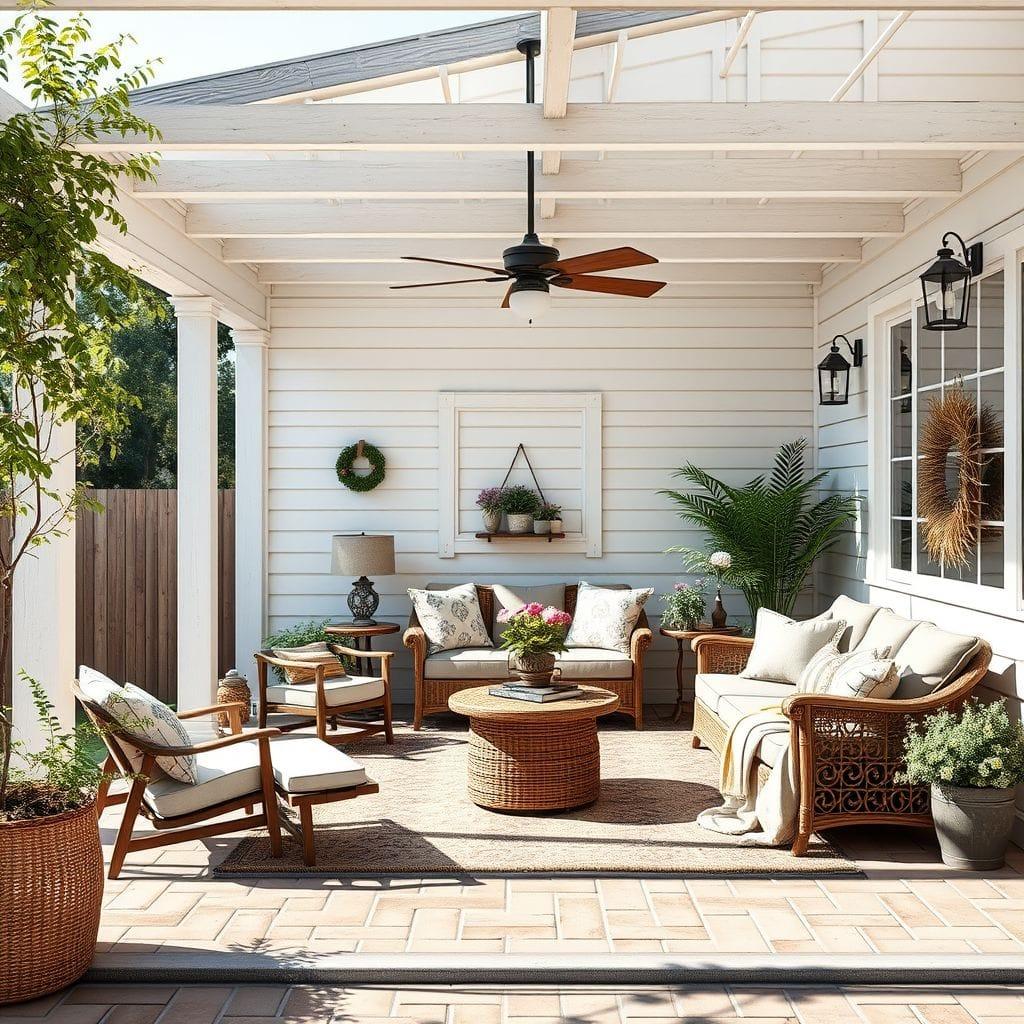 Farmhouse Outdoor Patio design example 2