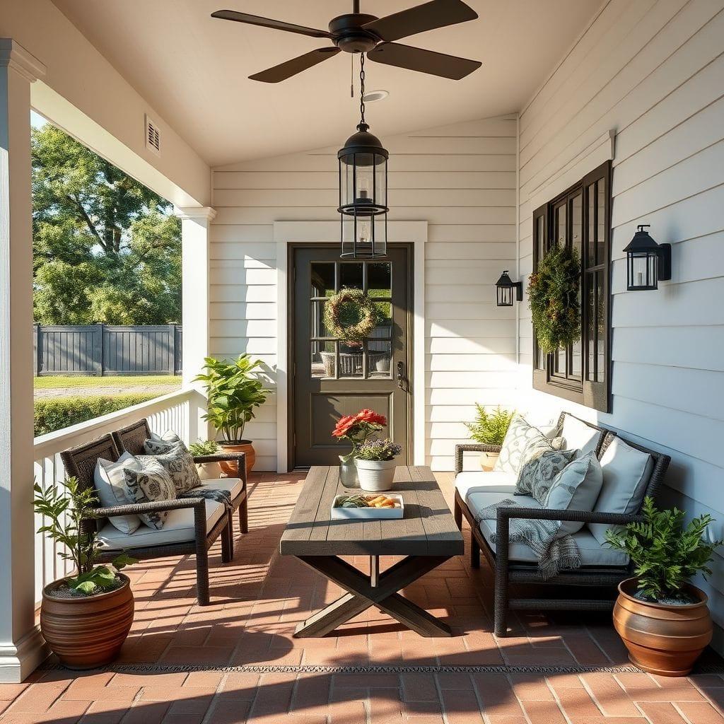 Farmhouse Outdoor Patio design example 3