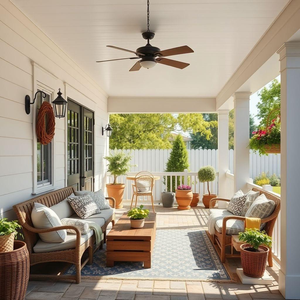 Farmhouse Outdoor Patio design example 4