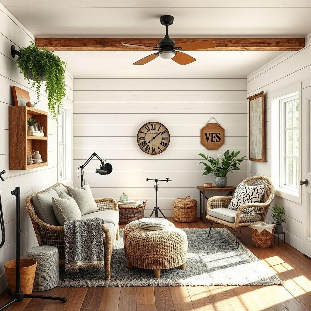 Farmhouse Podcast Studio design example 2