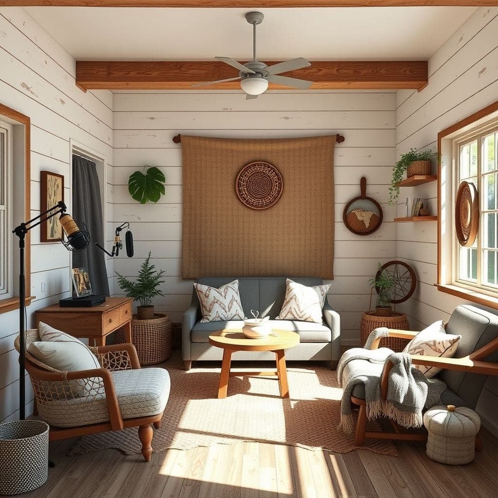 Farmhouse Podcast Studio design example 4