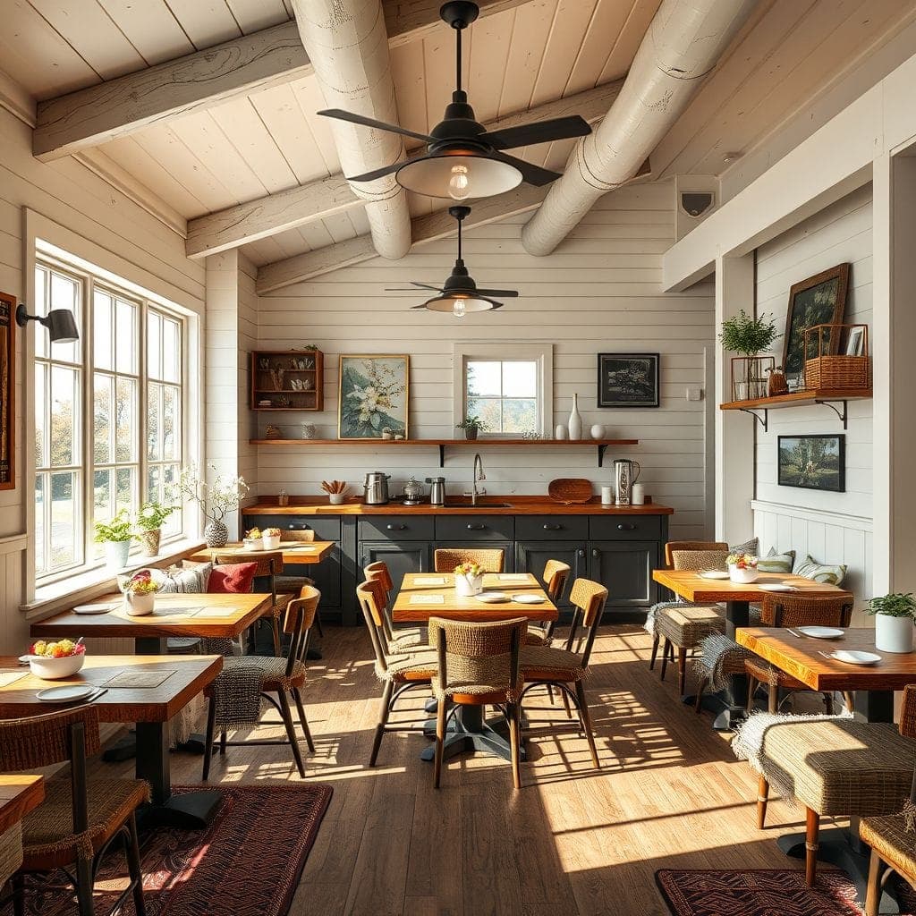 Farmhouse Restaurant design example 2