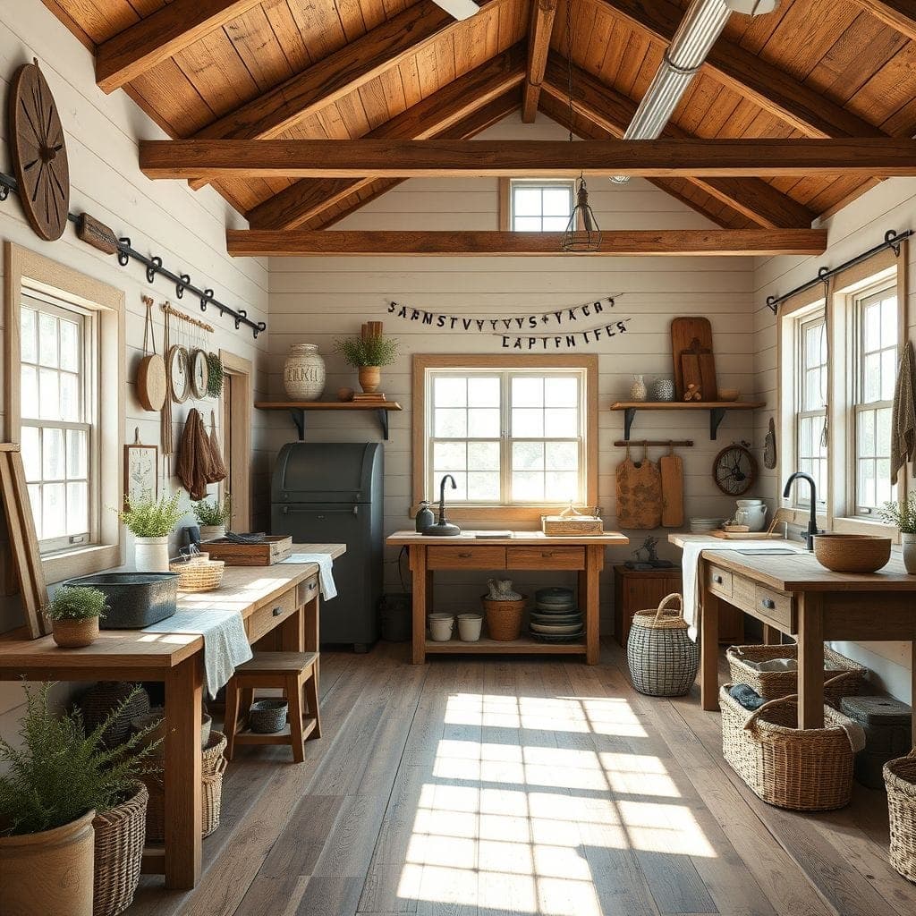 Farmhouse Workshop design example 3