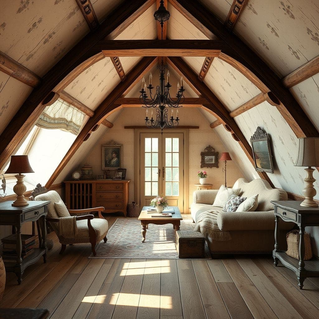 French Country Attic design example 1