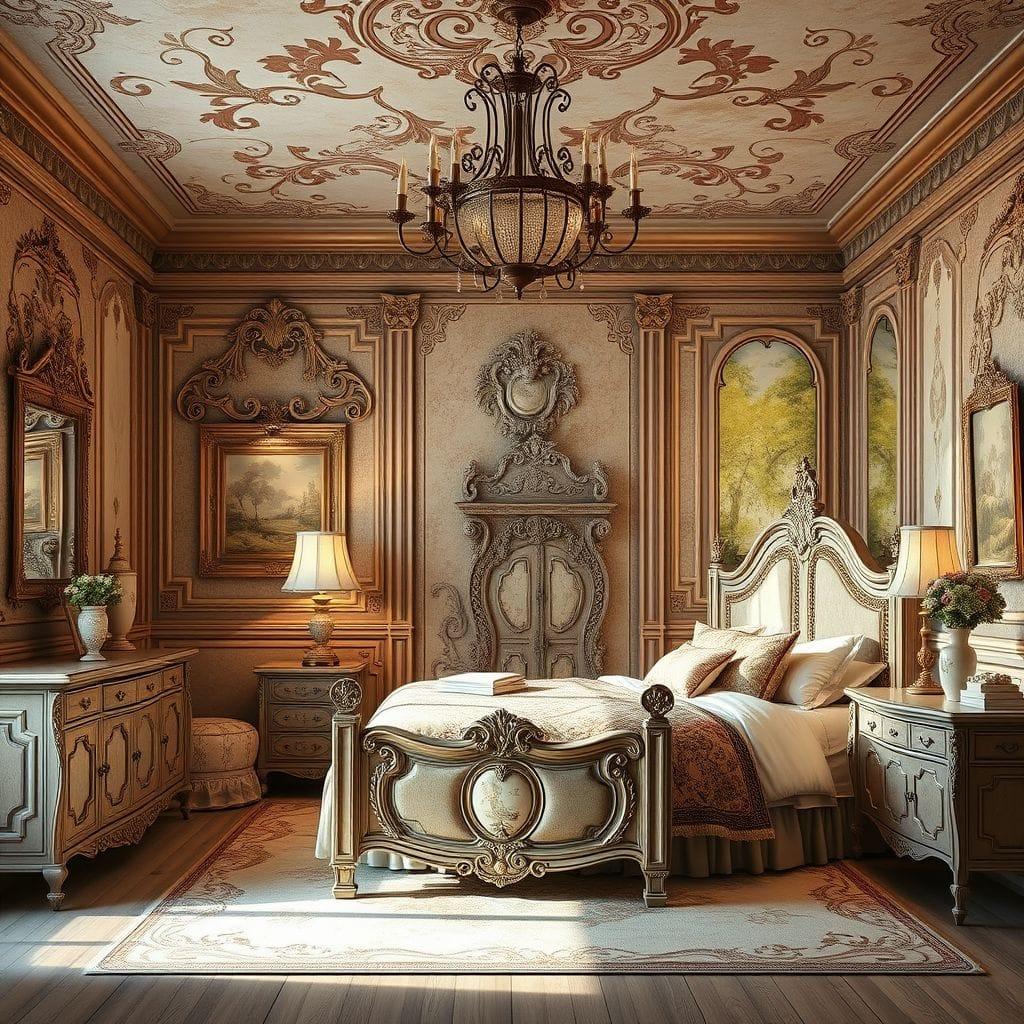 French Country Bedroom design example 3