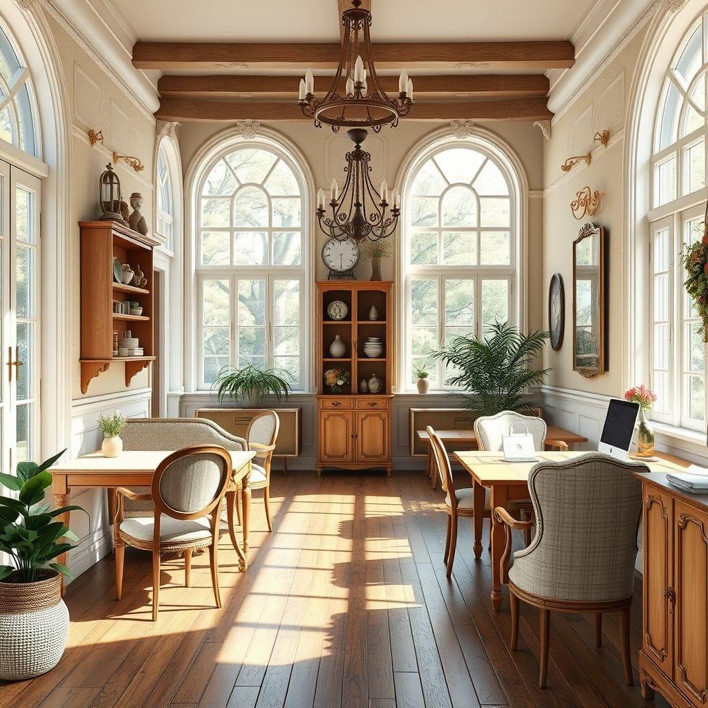 French Country Coworking Space design example 2